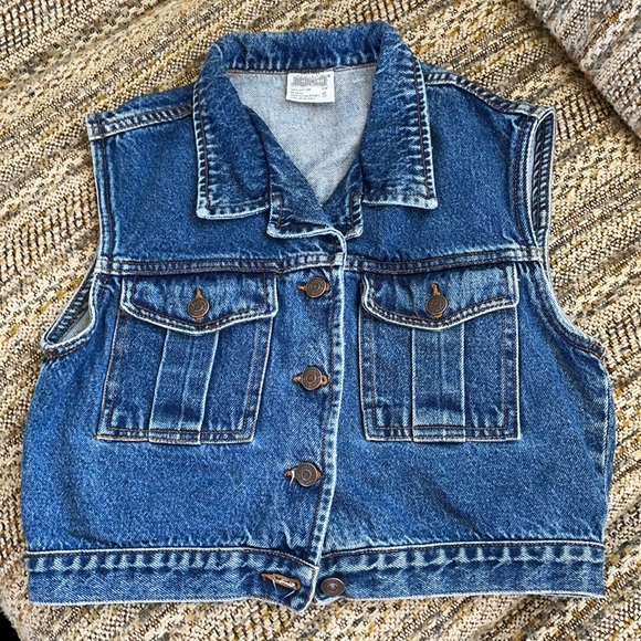 Jordache Jackets & Blazers - Vintage Jordache jean denim vest small